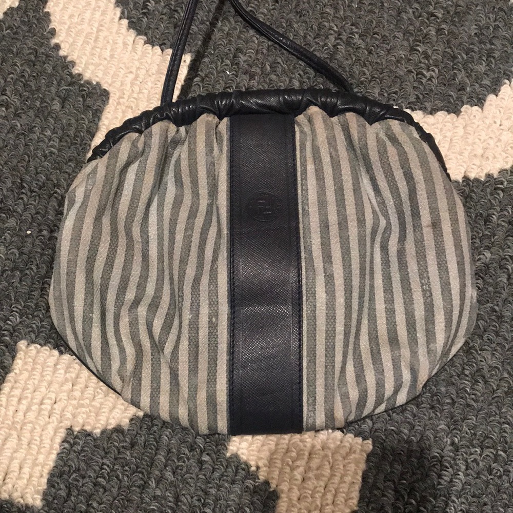Fendi Clutch | Navy / Stripes